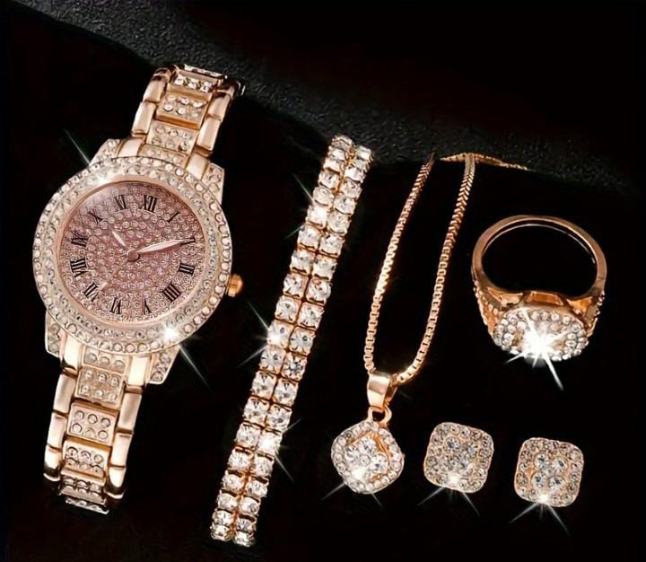 Ladies Watch Pack of Jewelry