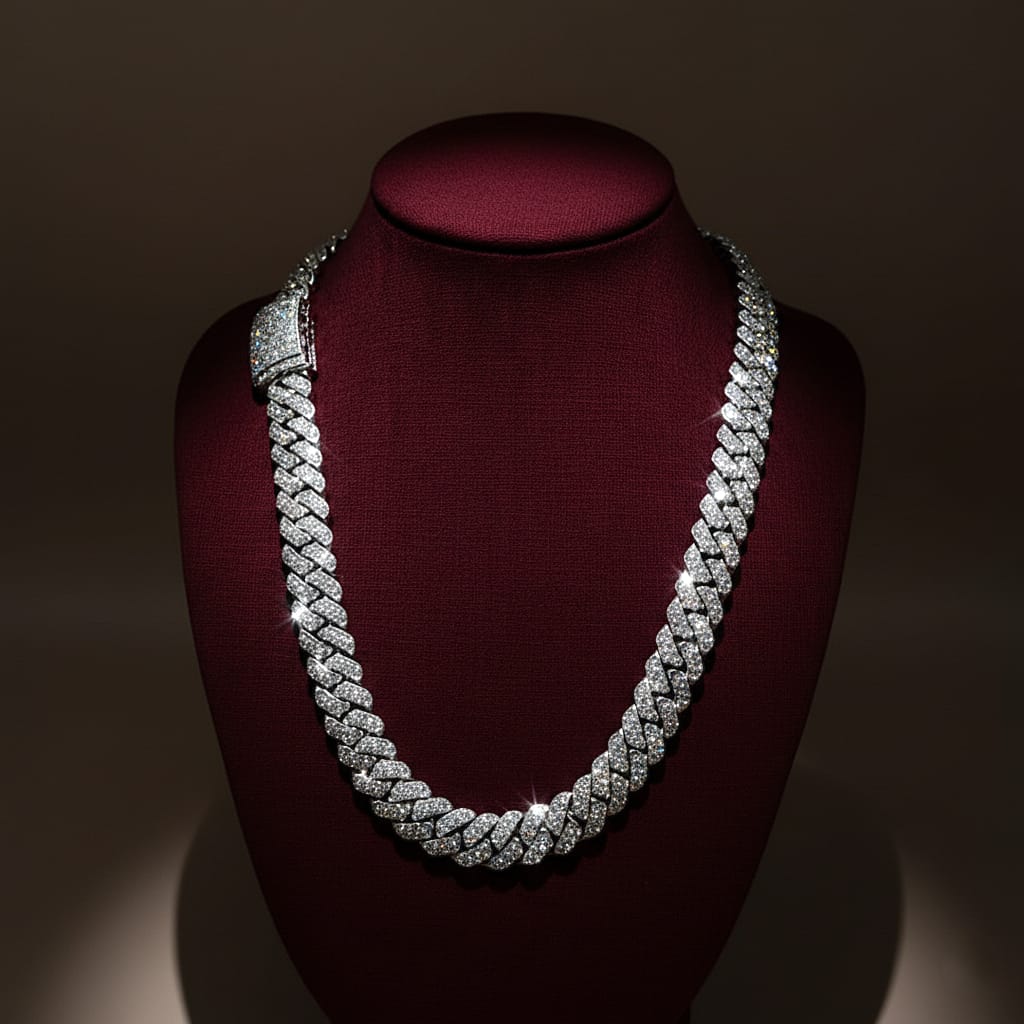 Cuban Link Iced chain and bracelet